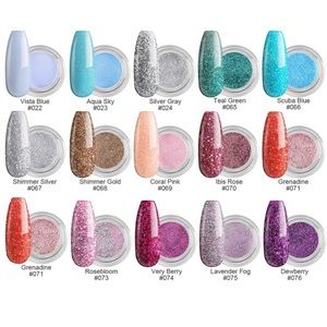 NEW 15 COLOR DIP POWDER SET - NAILS - AIKKER